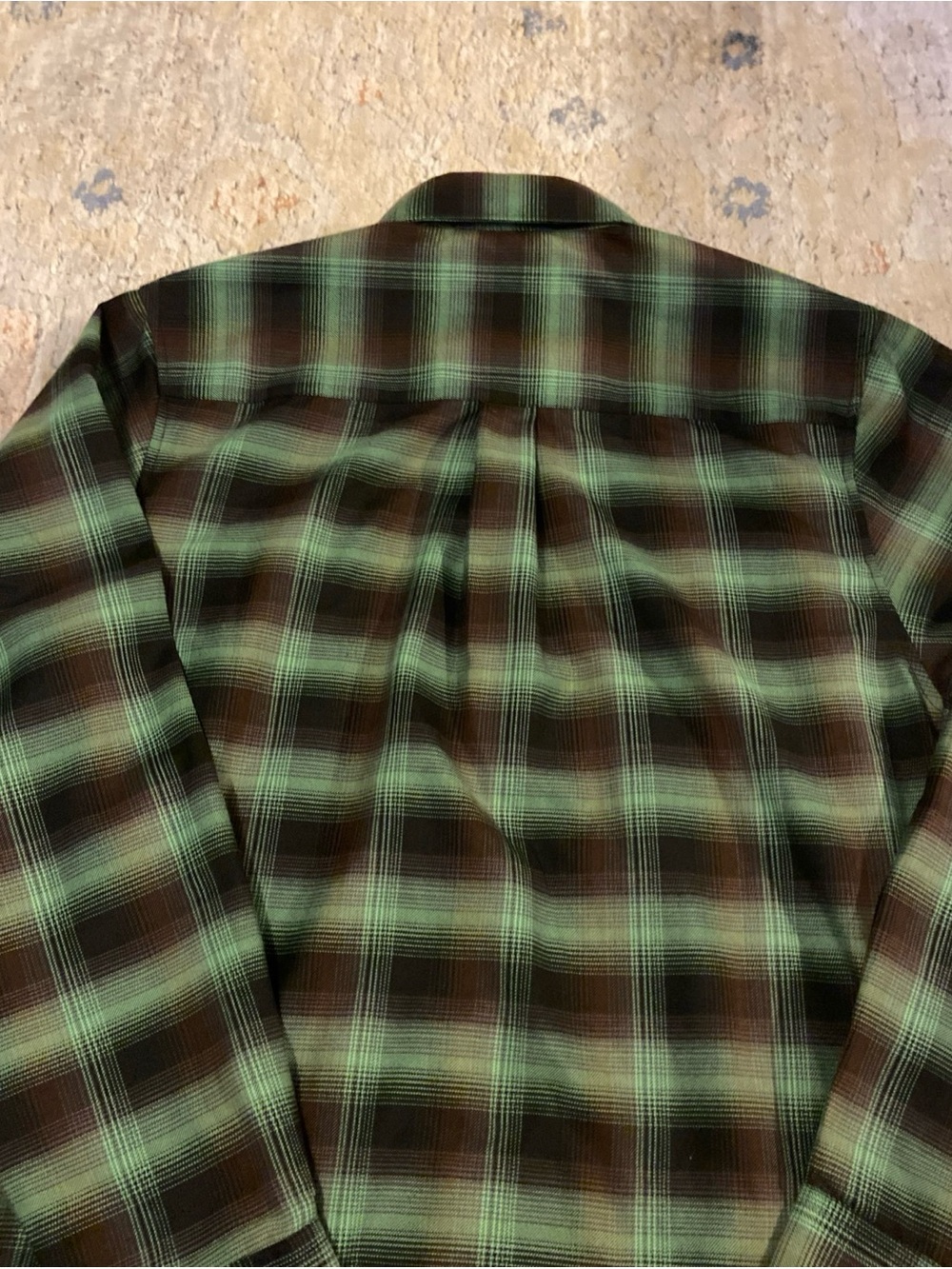 Dixxon Flannel Shirt Men’s Large L Green Pearl Snap Gravity Coffee Collection - Picture 16 of 16